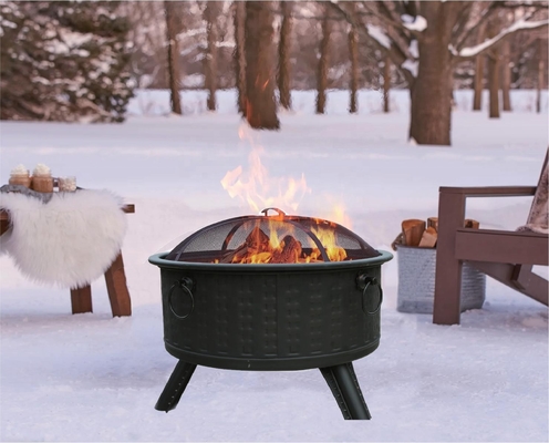 Buitensmokkel BBQ Grill Corten Staal Gas Vuurput Custom Shape Sferisch Vierkant