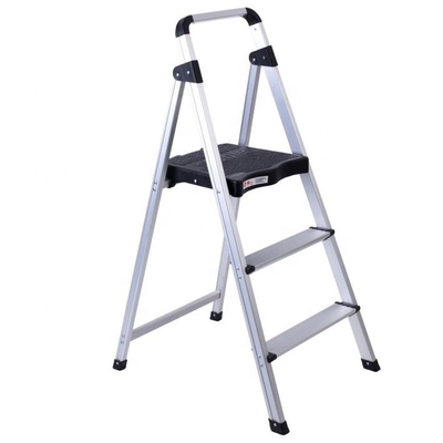 Aanpasbaar stalen nylon draagbaar vouwbaar A-frame ladderplank met uitbreidbaar werkplatform