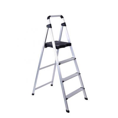Aanpasbaar stalen nylon draagbaar vouwbaar A-frame ladderplank met uitbreidbaar werkplatform
