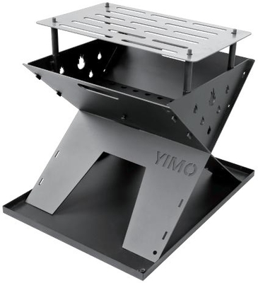 Buitensmokkel BBQ Grill Corten Staal Gas Vuurput Custom Shape Sferisch Vierkant
