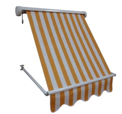 2*1,5m Swing Arm type zonnescherm met polyester zeilmateriaal