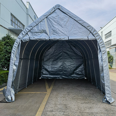 Draagbare autoverbergingsruimte Tuinopslag Schuur tent met afneembare zijkanten en deuren