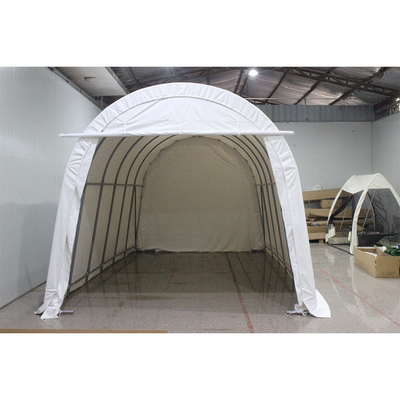 Afneembare zijwanden deuren 400*730*330cm Heavy Duty Carport voor achtertuin en camping