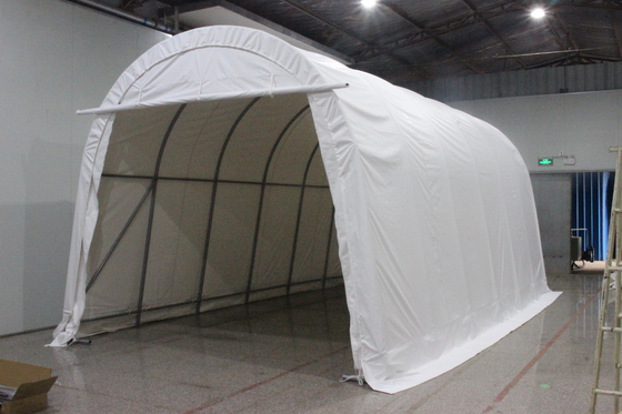 Afneembare zijwanden deuren 400*730*330cm Heavy Duty Carport voor achtertuin en camping