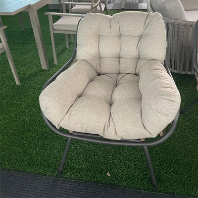 Outdoor tuinmeubilair Aluminium Rattan Sofa Set met luxe tafel en teapot Kopers