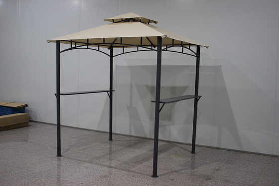 Buitenmetalen raam Tuin Gazebo Canopy 2.23*1.8*2.5M voor aanpasbare evenementen