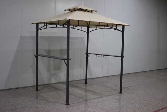 Buitenmetalen raam Tuin Gazebo Canopy 2.23*1.8*2.5M voor aanpasbare evenementen