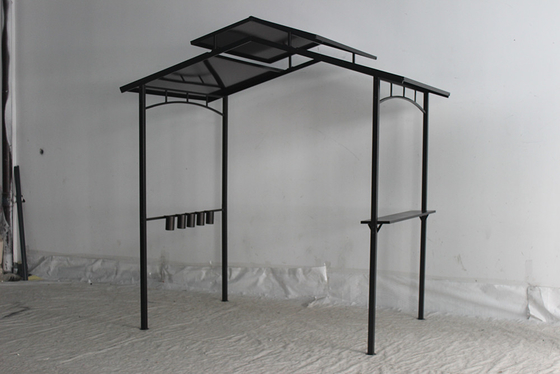 Hard Top BBQ PC Board Grill Gazebo Metalen frame voor Outdoor Garden Park Patio Barbecue