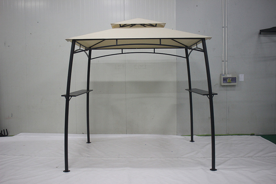 Aanpasbaar metalen raam Tuin BBQ Grill Gazebo voor buiten