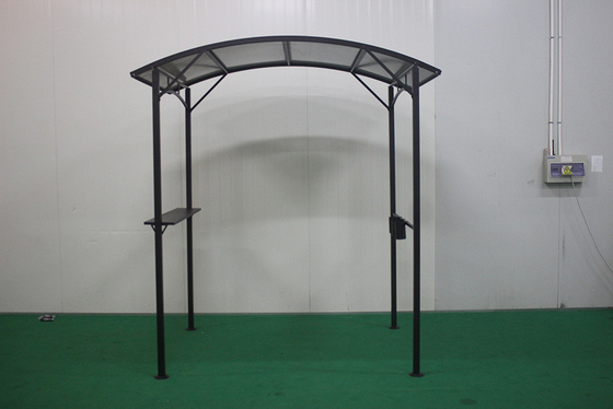 Hardtop BBQ Gazebo Outdoor Pavilion Tent Vierhoekige dakpaviljoen met hardtop