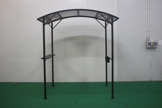 Hardtop BBQ Gazebo Outdoor Pavilion Tent Vierhoekige dakpaviljoen met hardtop