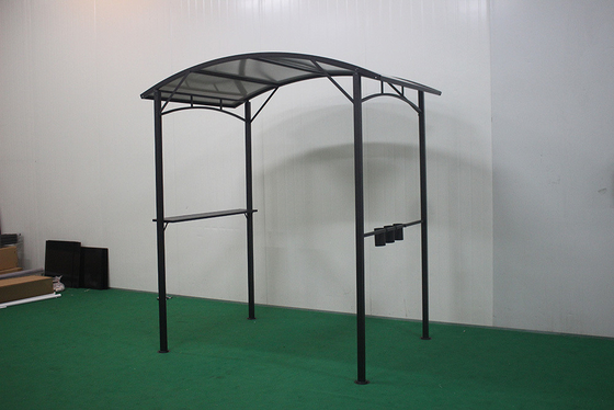 Hardtop BBQ Gazebo Outdoor Pavilion Tent Vierhoekige dakpaviljoen met hardtop
