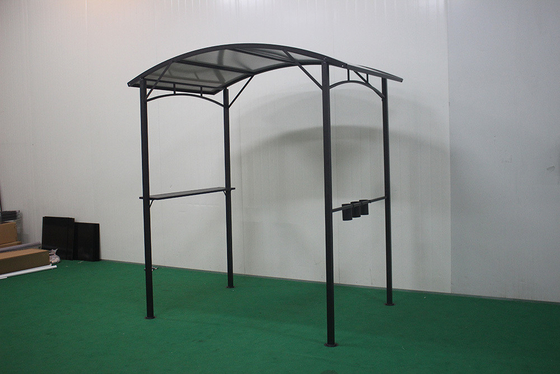 Hardtop BBQ Gazebo Outdoor Pavilion Tent Vierhoekige dakpaviljoen met hardtop