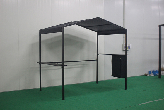 2.3*1.5*2.2M Buitenaf Aluminium Hard Polyester dak Gazebo met poeder gecoate zeil afwerking