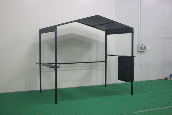 2.3*1.5*2.2M Buitenaf Aluminium Hard Polyester dak Gazebo met poeder gecoate zeil afwerking