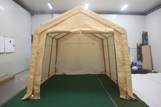 Witte buitenreceptie kerk magazijn huwelijksfeest tent luifels carports CP026