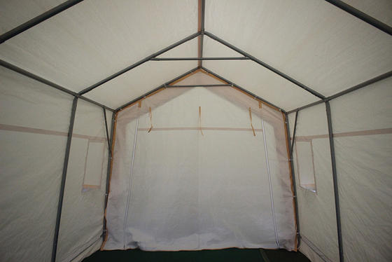 Witte buitenreceptie kerk magazijn huwelijksfeest tent luifels carports CP026