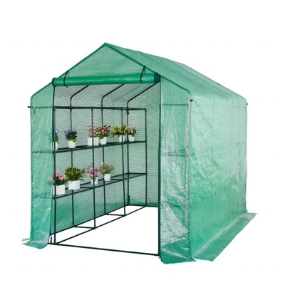 Metalen raam doorzichtig waterdicht PVC mobiel kasbedekking voor tuinplanting