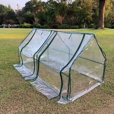 Metalen raam doorzichtig waterdicht PVC mobiel kasbedekking voor tuinplanting