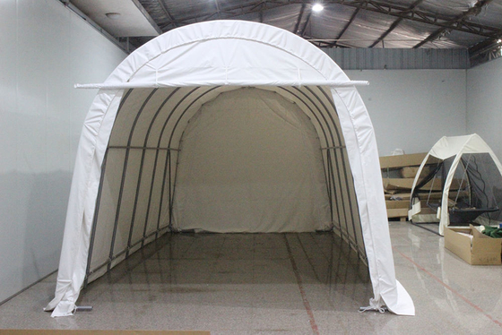Afneembare zijwanden deuren zware carport voor kamperen en achtertuin 400*730*330cm