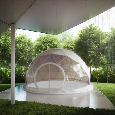 Een warmtebehandeld paviljoen voor milieuvriendelijke avonturen in de buitenlucht
