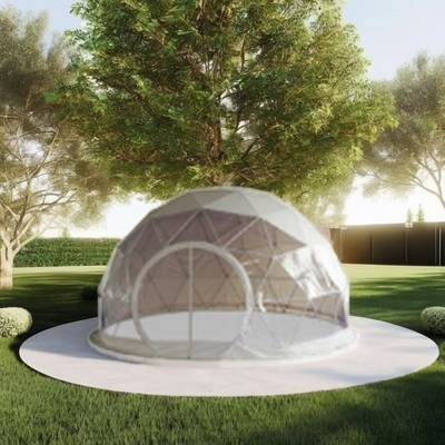 Een warmtebehandeld paviljoen voor milieuvriendelijke avonturen in de buitenlucht