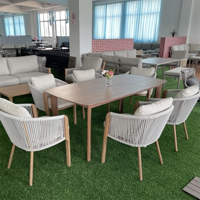 Buitentuinfurniture Aluminium Rattan Sofa Set Leisure Table Teapot Diner Set
