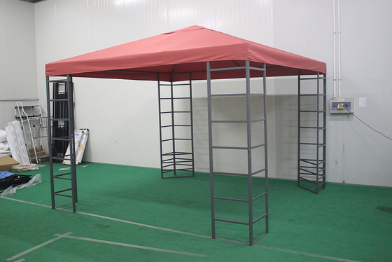 Buitentuin Terrasse 3*3*2.55M rechthoekige dubbele bovenkant Gazebo in groot pakket