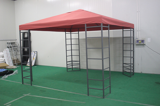 Buitentuin Terrasse 3*3*2.55M rechthoekige dubbele bovenkant Gazebo in groot pakket