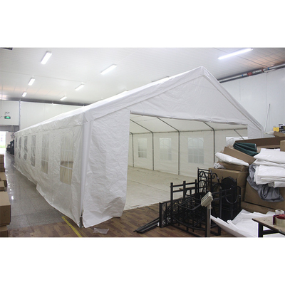 Grote dubbele garage tent met aanpasbare grootte waterdichte draagbare opslag tent
