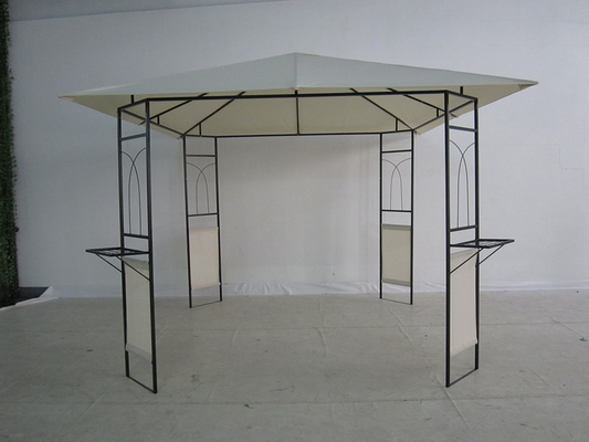 Dubbel dak Gazebo Buiten Canopy Shelter met aanpasbaar ontwerp en PVC gecoate afwerking