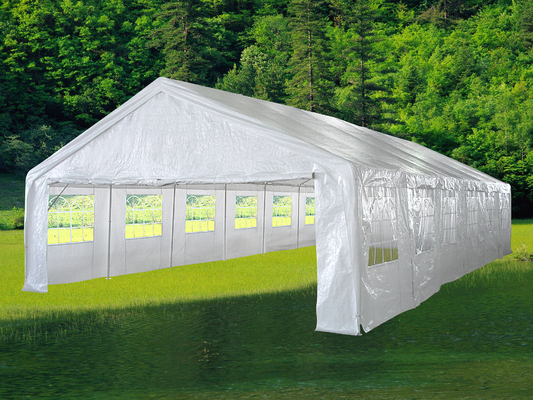 Grote dubbele garage tent met aanpasbare grootte waterdichte draagbare opslag tent