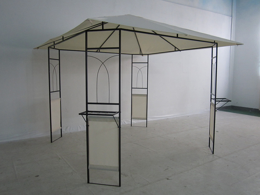 Dubbel dak Gazebo Buiten Canopy Shelter met aanpasbaar ontwerp en PVC gecoate afwerking