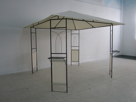 Dubbel dak Gazebo Buiten Canopy Shelter met aanpasbaar ontwerp en PVC gecoate afwerking