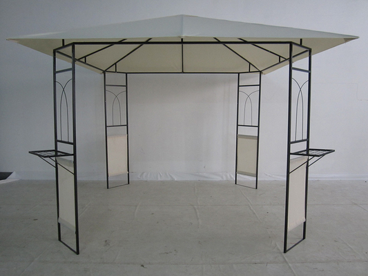 Dubbel dak Gazebo Buiten Canopy Shelter met aanpasbaar ontwerp en PVC gecoate afwerking