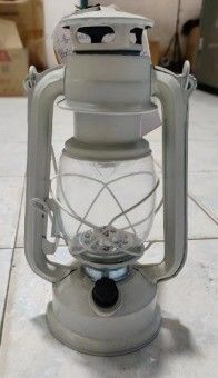 Sliver Metal Type Vintage Glass Decor Camp Hanging Light Grote capaciteit Kerosine olielampen