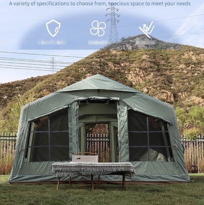 4 Seasons Mosquito Screen Cabin Tent voor kamperen 12.96m2 Ruimte opblaasbare tent