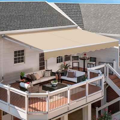 Aluminiumframe Volledig open zonnescherm Awning KD Ideaal voor klantvereisten