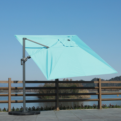 Opvouwbare hangende zonnebescherming Canopy voor patio Offset Parasol Paraplu Contemporary