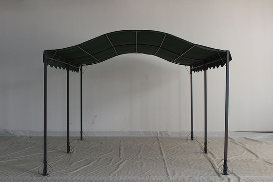 Aanpasbaar stalen frame Buiten Arched Canopy Tuin Schaduw Pergola Paviljoen Gazebo