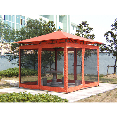 Bochten Tuin Pergola Buiten Aluminium Tent Gazebo met zonnedak en Heavy Duty Frame