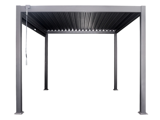 Aluminium Frame PERGOLA 3x4m Luxe Modern Buiten Waterdicht Dak Metalen Tuin Pergola