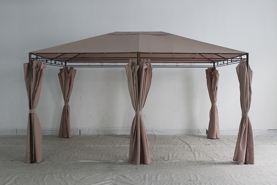 Aanpasbaar kleurenlogo Polycarbonaat dakpaviljoen voor luxe tuin tent Gazebo
