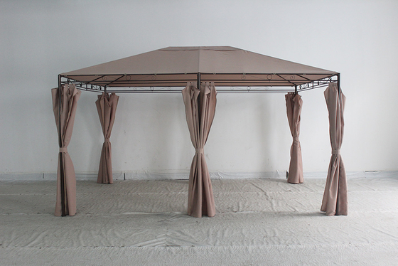 Aanpasbaar kleurenlogo Polycarbonaat dakpaviljoen voor luxe tuin tent Gazebo