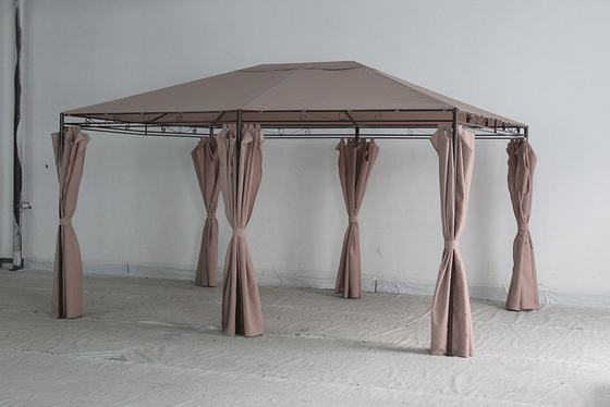 Aanpasbaar kleurenlogo Polycarbonaat dakpaviljoen voor luxe tuin tent Gazebo