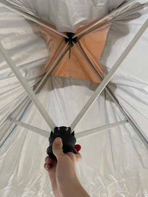 Custom 3 * 3m vouwbaar zwaar metaal frame Tuin Gazebos met staal frame