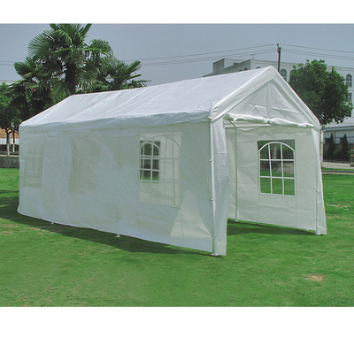 Niet-gecoat zeil afwerking buitendeksel Gazebo Canopy tent met venster zijwanden CP002