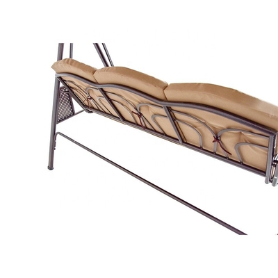 200*124*170cm Tuinversieringen Buiten Kussenbank Bed met Canopy Pergola Gazebo