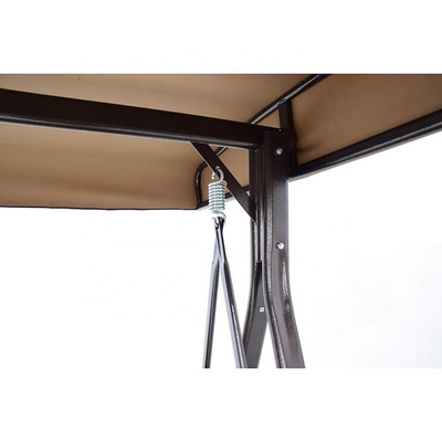 200*124*170cm Tuinversieringen Buiten Kussenbank Bed met Canopy Pergola Gazebo