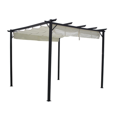 3X3X2.2M Aluminium pergola tuin zonneschutter met polyester frame materiaal